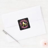 Laten we Roller Schaatsen wegrollen Vierkante Sticker (Envelop)