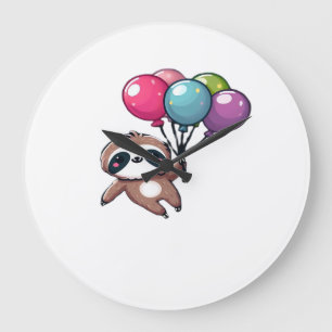 Laten we rondhangen Het is mijn verjaardagsballon  Grote Klok