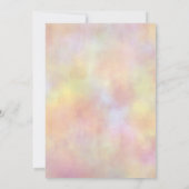 Laten we rondhangen Uitnodiging,Luiaard Teepee Uit Kaart (Achterkant)