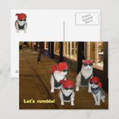 Laten we roomlen briefkaart (Voorkant / Achterkant)