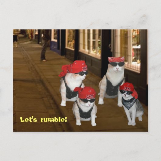 Laten we roomlen briefkaart (Voorkant)
