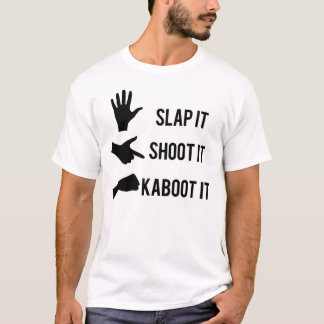 laten we rots vandaag de dag in de steek laten t-shirt