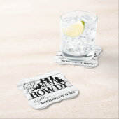 Laten we rowdy cowgirl bachelorette-feest gebruike kartonnen onderzetters (Insitu)