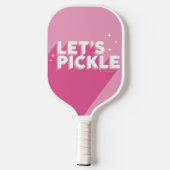 Laten we roze pickleball peddel maken pickleball paddle (Achterkant)
