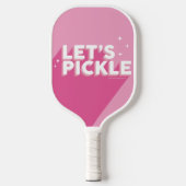Laten we roze pickleball peddel maken pickleball paddle (Voorkant)