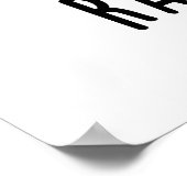 Laten we Rozijnen-achtig Grappig Rozijn Spel  Poster (Hoek)