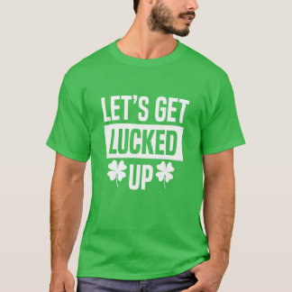 Laten we Saint Patrick Day Mannen Vrouwen Gi opkna T-shirt