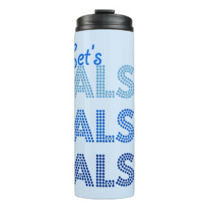 Laten we salsa doen thermosbeker