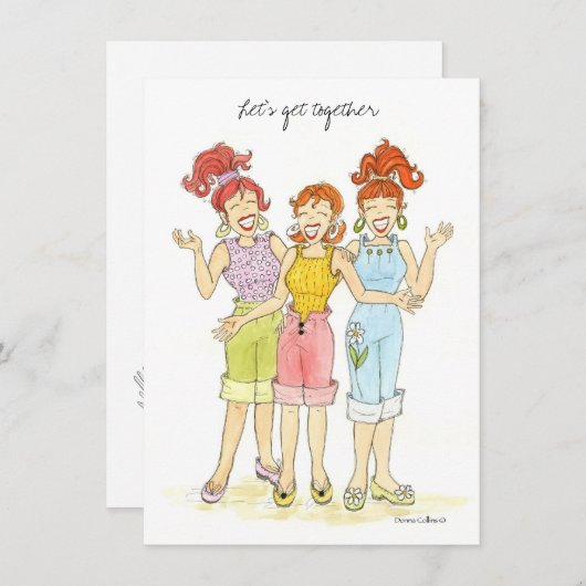 Laten we samen Bar-B-Q uitnodigen Kaart (Voorkant / Achterkant)