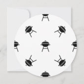 Laten we samen BBQ record housewarming feesten Kaart (Achterkant)