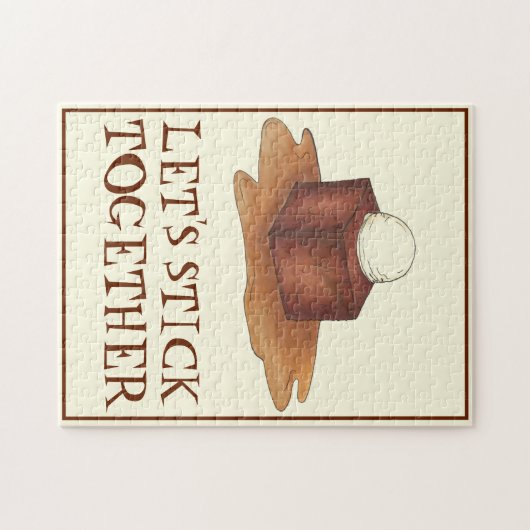 Laten we samen British Sticky Toffee Pudding Legpuzzel (Horizontaal)