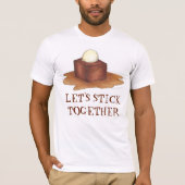 Laten we samen British Sticky Toffee Pudding T-shirt (Voorkant)