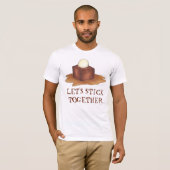 Laten we samen British Sticky Toffee Pudding T-shirt (Voorkant volledig)