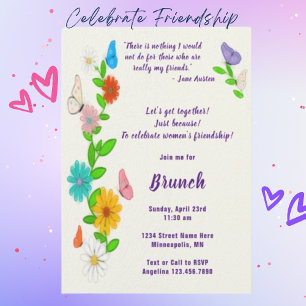 Laten we samen de vriendschap van vrouwen vieren kaart