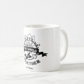 Laten we samen de wereld reizen | Fun. Koffiemok (Voorkant rechts)