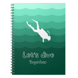 Laten we samen duiken | Cute Ocean Avontuur Notitieboek