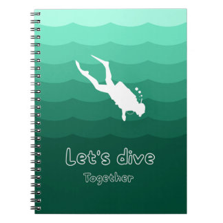 Laten we samen duiken | Cute Ocean Avontuur Notitieboek