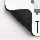 Laten we samen een bad nemen muismat (Hoek)