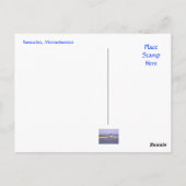 Laten we samen een Nantucket Lighthouse Post Card Briefkaart (Achterkant)