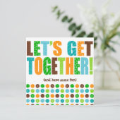 Laten we samen gaan! kaart (Staand voorkant)