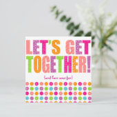 Laten we samen gaan! kaart (Staand voorkant)