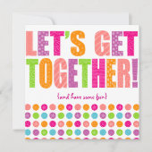 Laten we samen gaan! kaart (Voorkant)