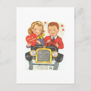 Laten we samen gaan Valentijnen Feestdagenkaart