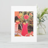 LATEN WE SAMEN GAAN VOOR EEN BUITENLANDSE INVITE KAART (Staand voorkant)