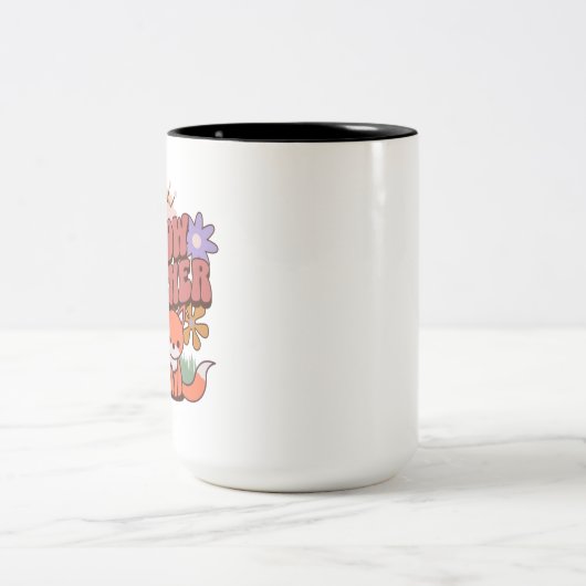 Laten we samen groeien tweekleurige koffiemok (Center)