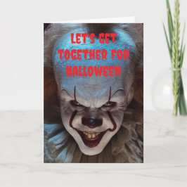 Laten we samen Halloween vieren. Kaart