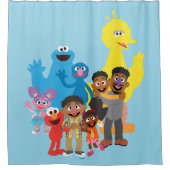 Laten we samen komen douchegordijn (Voorkant)