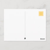 "Laten we samen komen" Gepersonaliseerde Kitty Cat Briefkaart (Achterkant)