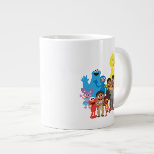 Laten we samen komen grote koffiekop (Voorkant rechts)