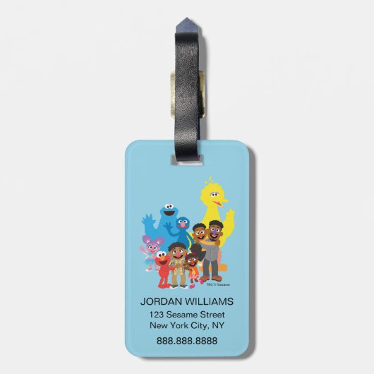 Laten we samen komen | Jouw namen toevoegen Bagagelabel (Achterkant verticaal)