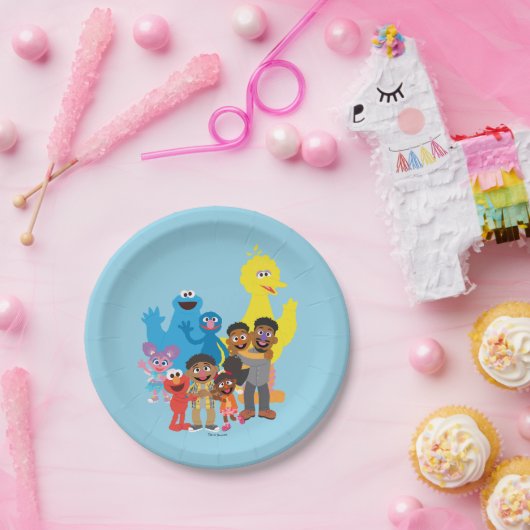 Laten we samen komen papieren bordje (Feest)