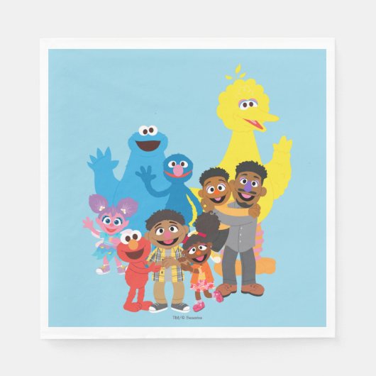 Laten we samen komen servet (Voorkant)