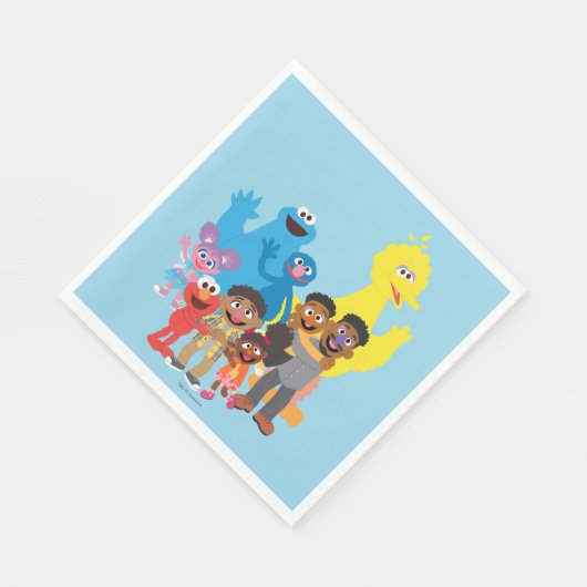 Laten we samen komen servet (Hoek)