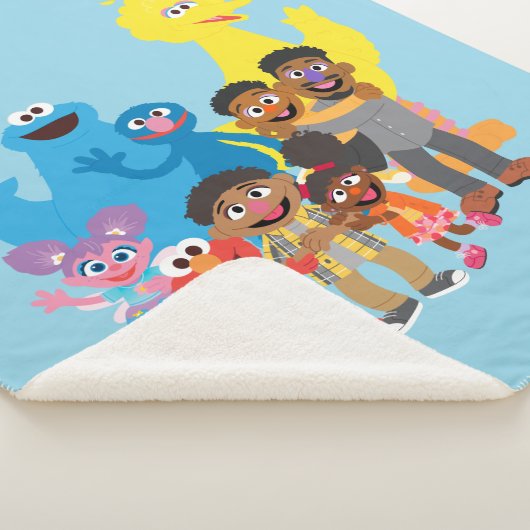 Laten we samen komen sherpa deken (3/4)