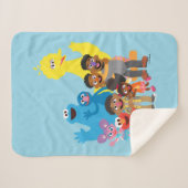 Laten we samen komen sherpa deken (Voorkant (horizontaal))