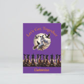 Laten we samen komen Thunder_Cove Briefkaart (Staand voorkant)