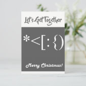 "LATEN WE SAMEN KRIJGEN" INVITATIE VAN COOL CHRIST KAART (Staand voorkant)