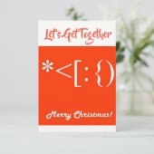 "LATEN WE SAMEN KRIJGEN" INVITATIE VAN COOL CHRIST KAART (Staand voorkant)