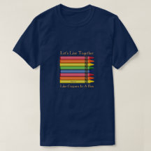 Laten we samen leven - een MisterP-Shirt
