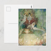 Laten we samen Mermaids zijn van Dorothy Lathrop Briefkaart (Voorkant / Achterkant)