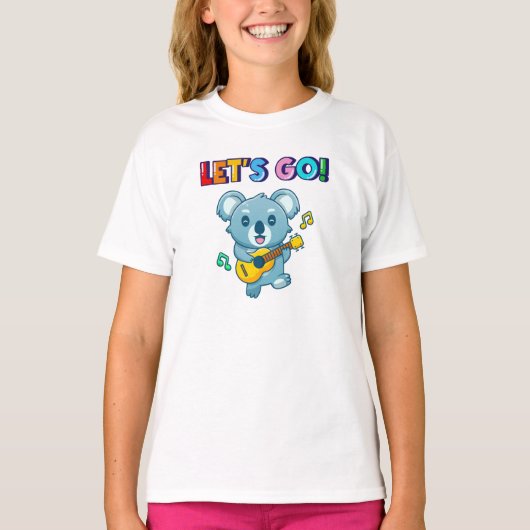 Laten we samen met Koala gaan. T-shirt (Voorkant)
