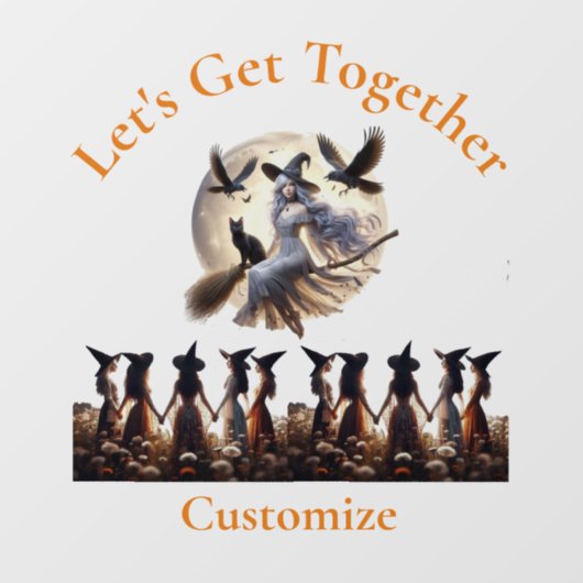 Laten we samen Thunder_Cove Raamsticker (Vel)