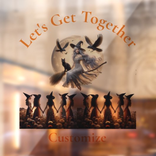 Laten we samen Thunder_Cove Raamsticker (Vel 2)