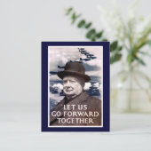 Laten we samen verder gaan briefkaart (Staand voorkant)