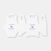 Laten we samen vliegen eerste verjaardag vliegtuig bedankdoosjes (Uitgevouwen)