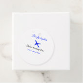 Laten we samen vliegen eerste verjaardag vliegtuig bedankjes labels (In situ)